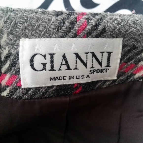 GIANNI SPORT COAT 100% WOOL SIZE 18 WOMENS ABRIGO - Picture 6 of 8